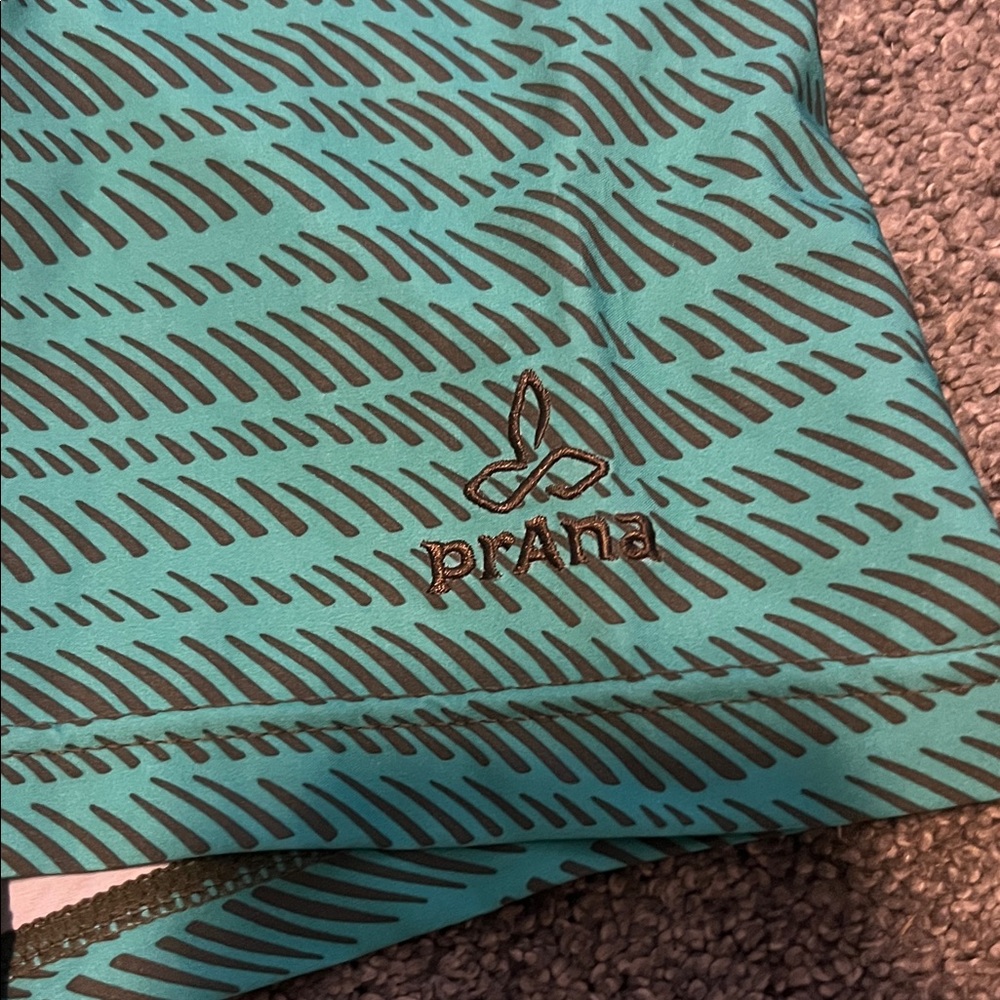 Men's Prana Green Board Shorts - Picture 2 of 4